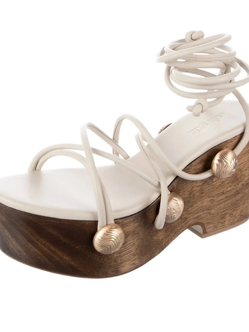 Cult Gaia Terra Sandal in Off White | REVOLVE brand new size 35